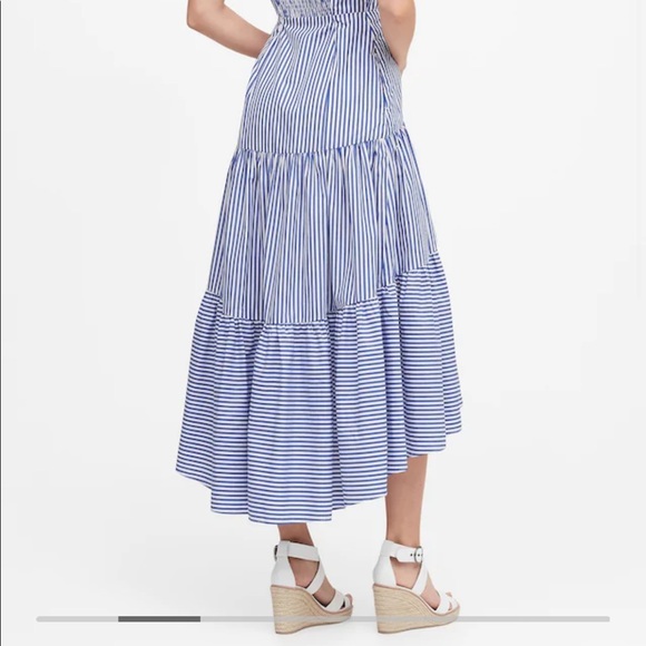 Banana Republic Poplin Tiered Maxi Dress - Picture 2 of 3